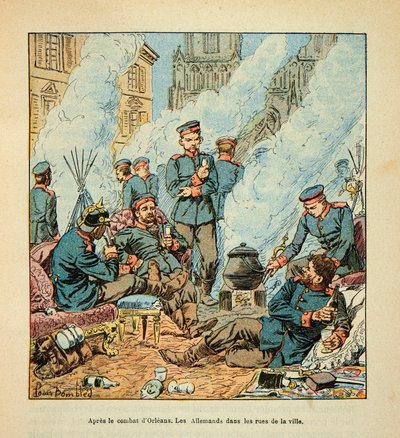 The Army of the Loire av Eugene Sergent, dit Grenest, illustrert av Louis Bombled (1862-1927) (fransk-tyske krig; kampanje 1870-1871): av Louis Charles Bombled