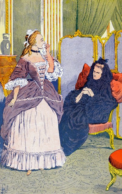 Fruen av Luxembourg og prinsessen av Robecq av Louis Charles Bombled