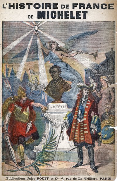 The History of France, av Michelet, ca. 1900 (illustrasjon) av Louis Charles Bombled
