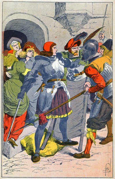 Ridderen Bayard av Louis Charles Bombled