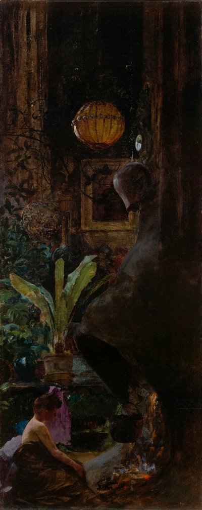 Et hjørne av 72nd Street Studio av Louis Comfort Tiffany