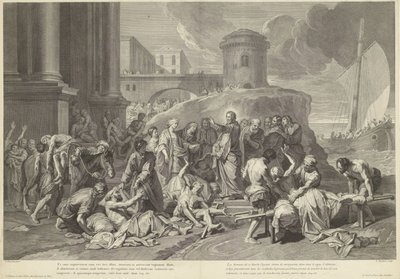Kristus helbreder de syke av Louis Desplaces