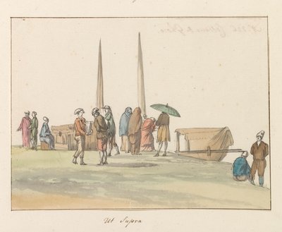 Tradisjonelle kostymer fra øya Gozo Costume de Ghozo (tittel på objekt) Voyage en Italy, og Sicile et à Malte - 1778 (serietittel) av Louis Ducros