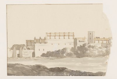 Klooster te Biseglia Reiser i Italia, Sicilia og Malta - 1778 (serietittel) av Louis Ducros