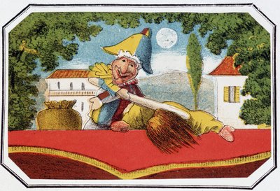 De to vennene - Litografi, hentet fra Théâtre des marionnettes du jardin des Tuileries, tekst og tegning av Louis Edmond Duranty (1833-1880), Paris av Louis Edmond Duranty