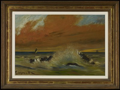 Solnedgang av Louis Eilshemius