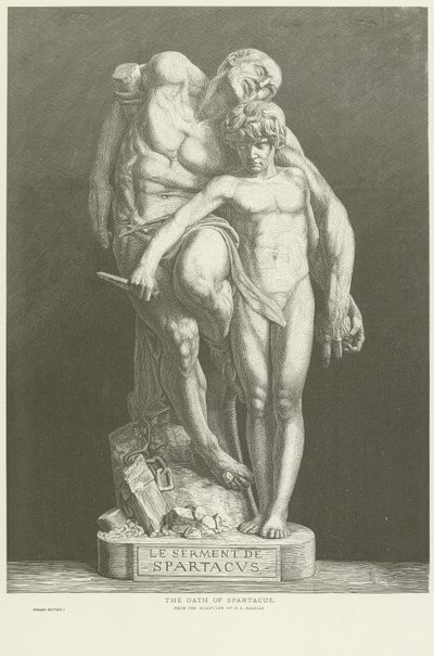 Eden til Spartacus av Louis Ernest Barrias