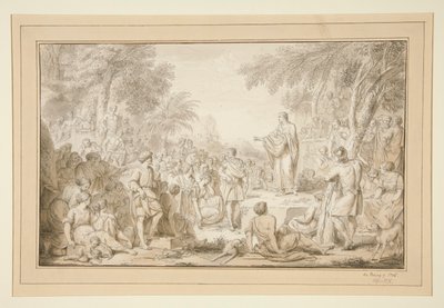 Kristus forkynnelse av Louis Fabricius Dubourg