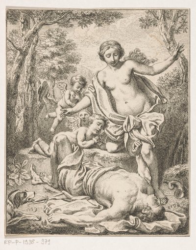 Venus og Adonis av Louis Fabritius Dubourg
