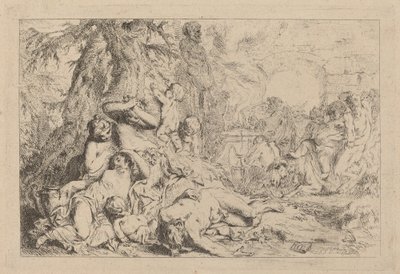 Silenus-marsjen av Louis Felix de la Rue