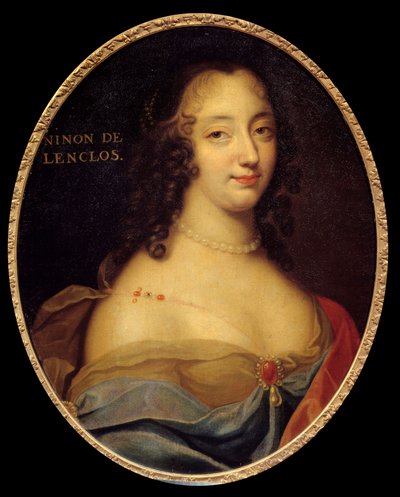 Portrett av den franske forfatteren Anne Ninon "" de l