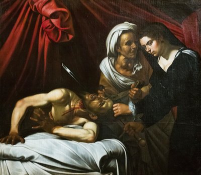 Judith halshugger Holofernes av Louis Finsonius or Finson