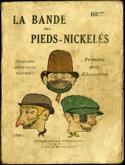 Omslagsillustrasjon for "" la bande des pieds nickeles, premiere serie d