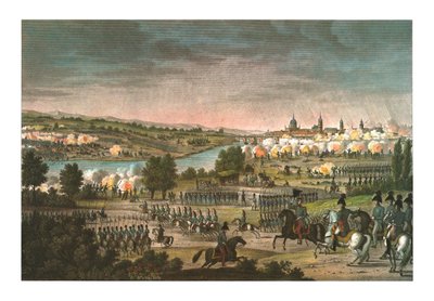 Slaget ved Dresden, 26. august 1813, c1850 av Louis Francois Couche