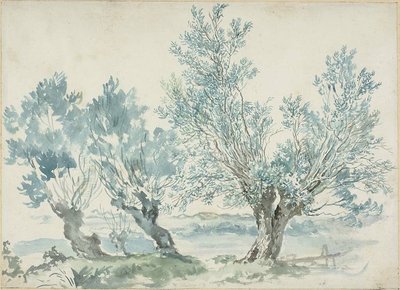 Tre piletrær av Louis Gabriel Moreau
