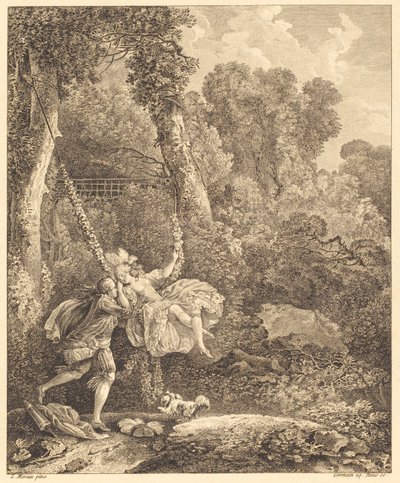 Vi kjører mer enn én fare der av Louis Germain and Charles Emmanuel Patas after Louis Gabriel Moreau