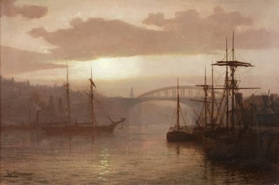 Sunderland havn, 1899 av Louis Grimshaw