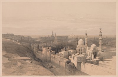 Egypt og Nubia: Bind III - nr. 26, Kairo, Looking West av Louis Haghe