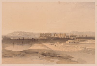 Egypt og Nubia: bind II - nr. 32, Karnak av Louis Haghe