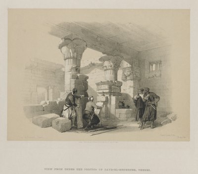 Egypt og Nubia, bind II: Dayr-El-Medeeneh, Theben, 1848. av Louis Haghe