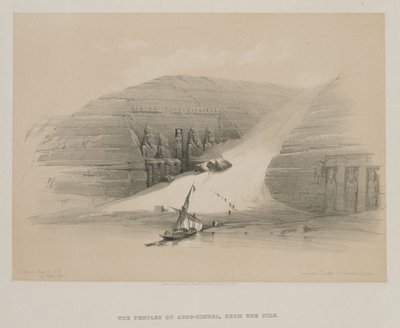 Egypt og Nubia, bind II: Utgravde templer i Abu Simbel, Nubia av Louis Haghe