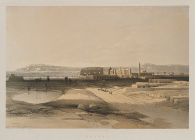 Egypt og Nubia, bind II: Karnak, 1847. av Louis Haghe