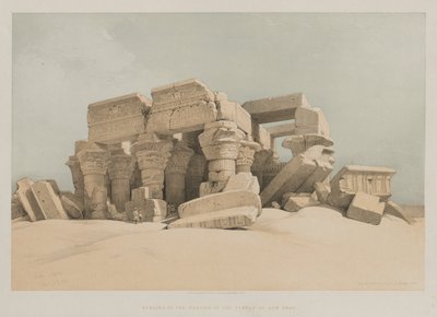 Egypt og Nubia, bind II: Kom-Ombo av Louis Haghe