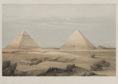 Egypt og Nubia, bind II: Pyramids of Geezeh av Louis Haghe