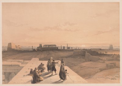 Egypt og Nubia: Bind I - nr. 38, Ruinene av Karnak av Louis Haghe