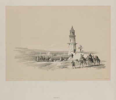 Egypt og Nubia, bind I: Siout - Øvre Egypt av Louis Haghe