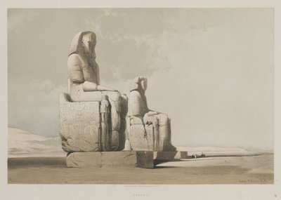 Egypt og Nubia, bind I: Theben av Louis Haghe