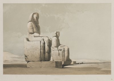 Egypt og Nubia, bind I: Theben, 1846. av Louis Haghe