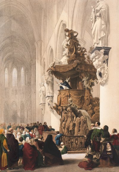 Prekestol i St. Gudule, Brussel, ark 5 fra 