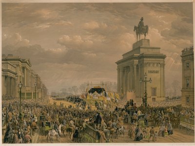 Begravelsen til hertugen av Wellington av Louis Haghe
