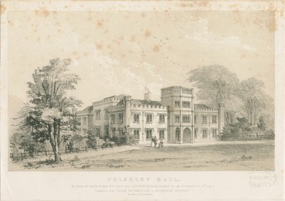 Wolseley Hall: stålgravering, nd [c 1830] (trykk) av Louis Haghe