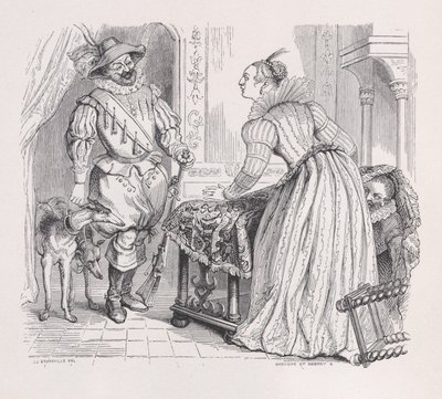 Jakten fra Bérangers komplette verk, 1836. Skapere: Louis-Henri Brevière, Cesar-Auguste Hebert. av Louis Henri Brevière, Cesar Auguste Hebert