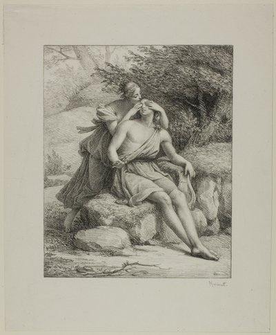 Orfeus og Eurydike av Louis Hersent