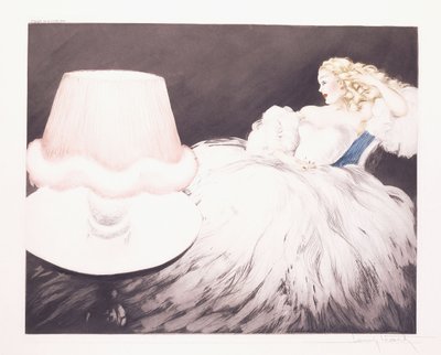 Lampeskjerm av Louis Icart