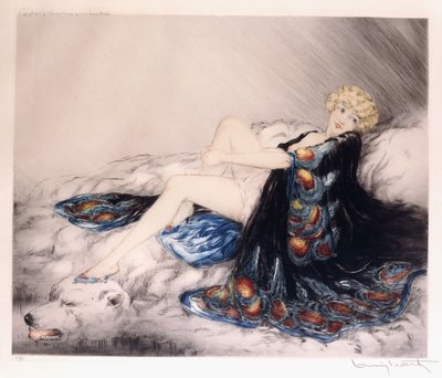 Silke kappe av Louis Icart