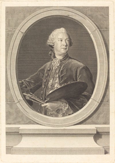 Louis Tocque av Louis Jacques Cathelin after Jean Marc Nattier