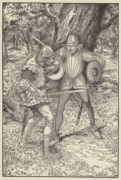 Gud-en-barmhjertighet, gode fyr, citer Robin, ville jeg gjerne vite navnet ditt av Louis John Rhead