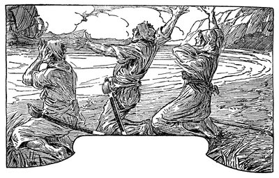 Illustrasjon av Louis Rhead (1857-1926) for romanen "Treasure Island" av Robert Louis Stevenson (1850-1894) 1915 av Louis John Rhead