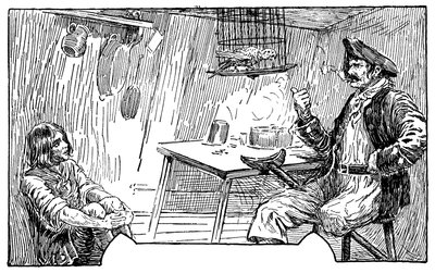 Illustrasjon av Louis Rhead (1857-1926) for romanen "Treasure Island" av Robert Louis Stevenson (1850-1894) 1915 av Louis John Rhead