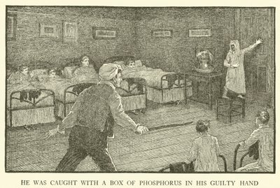 Illustrasjon for Tom Browns skoledager (gravering) av Louis John Rhead
