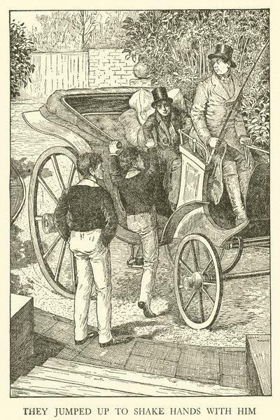 Illustrasjon for Tom Browns skoledager (gravering) av Louis John Rhead