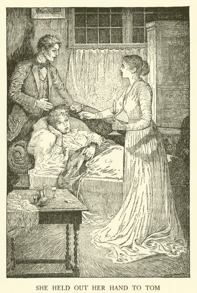 Illustrasjon for Tom Brown's School-Days (gravering) av Louis John Rhead