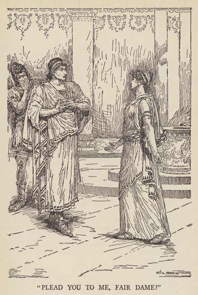 Ber deg til meg, skjønne dame? av Louis John Rhead