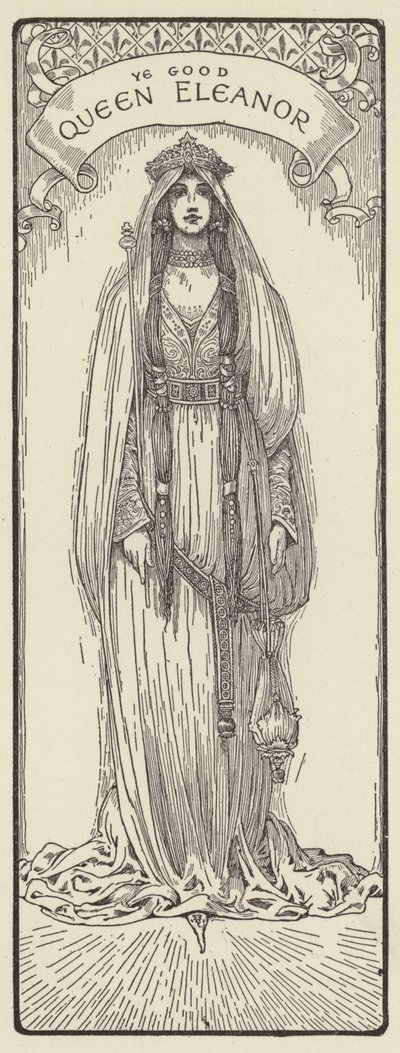 Den gode dronning Eleanor av Louis John Rhead