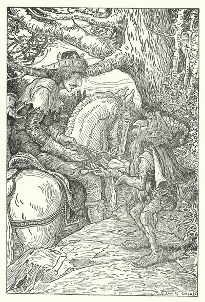 Livets vann (litho) av Louis John Rhead