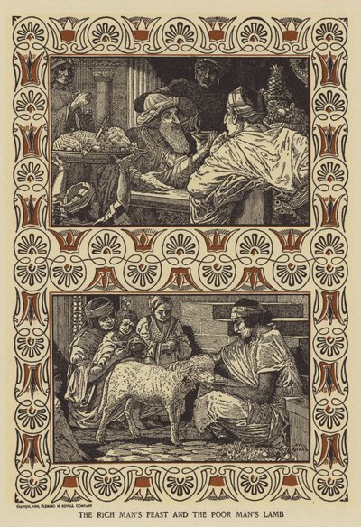 Den rikes fest og den fattiges lam av Louis John Rhead